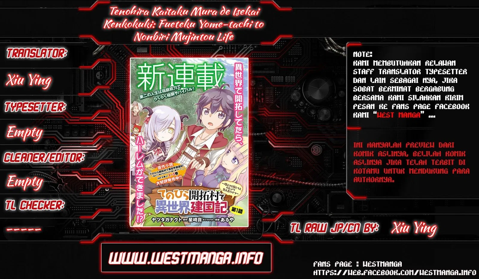 tenohira-kaitakumura-de-isekai-kenkouki-fueteku-yome-tachi-to-nonbiri-mujintou-raifu - Chapter: 4