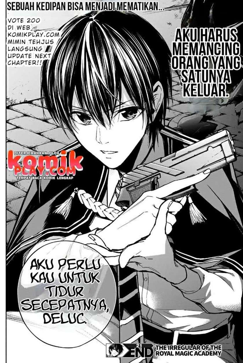 ouritsu-mahou-gakuen-no-saikasei-slum-agari-no-saikyou-mahoushi-kizoku-darake-no-gakuen-de-musou-suru - Chapter: 21