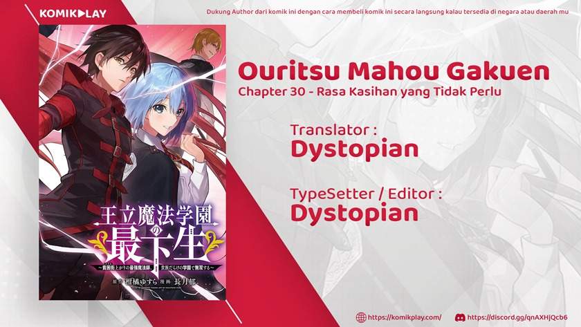 ouritsu-mahou-gakuen-no-saikasei-slum-agari-no-saikyou-mahoushi-kizoku-darake-no-gakuen-de-musou-suru - Chapter: 30