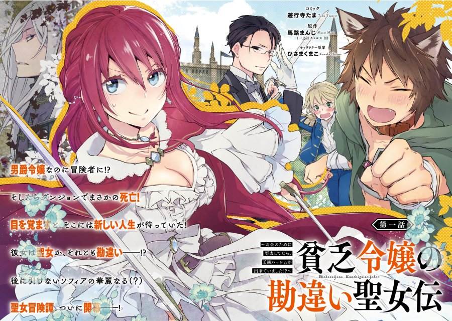 binbou-reijou-no-kanchigai-seijo-den-okane-no-tame-ni-doryoku-shitetara-oozoku-harem-ga-dekite-imashita - Chapter: 1.2F