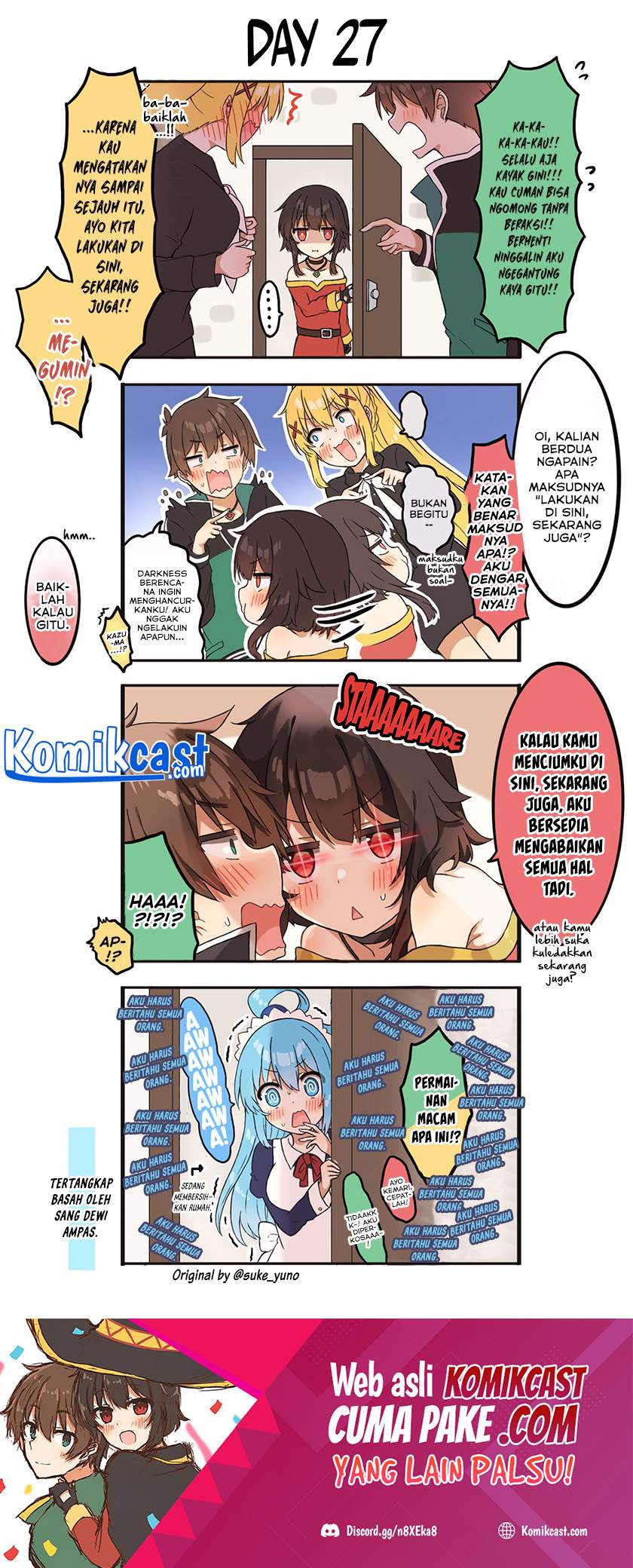 kono-subarashii-sekai-ni-shukufuku-wo-kazumegu-will-get-married-in-100-days - Chapter: 27