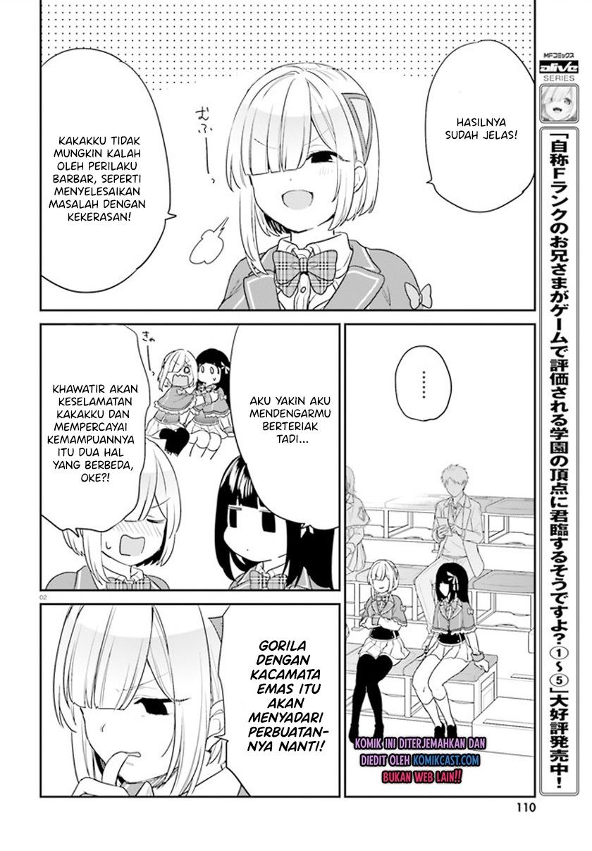 jishou-f-rank-no-oniisama-ga-game-de-hyouka-sareru-gakuen-no-chouten-ni-kunrin-suru-sou-desu-yo - Chapter: 34