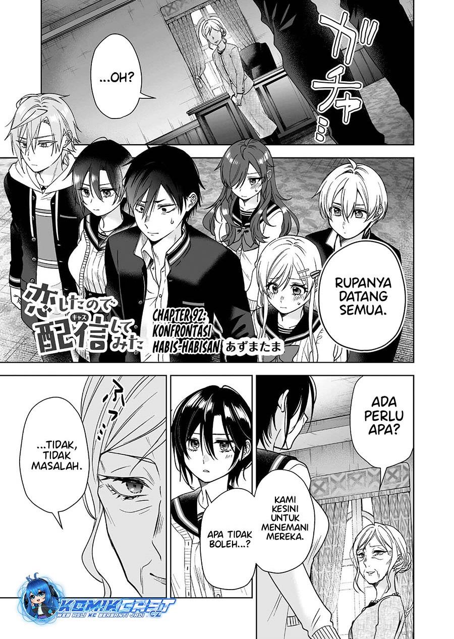 koi-shita-no-de-haishin-shite-mita - Chapter: 92