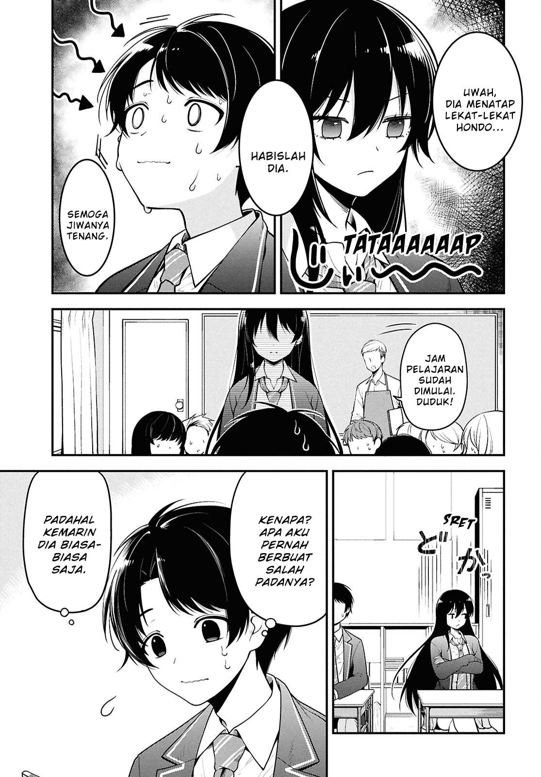 tonari-no-seki-no-yankee-shimizu-san-ga-kami-o-kuroku-sometekita - Chapter: 1