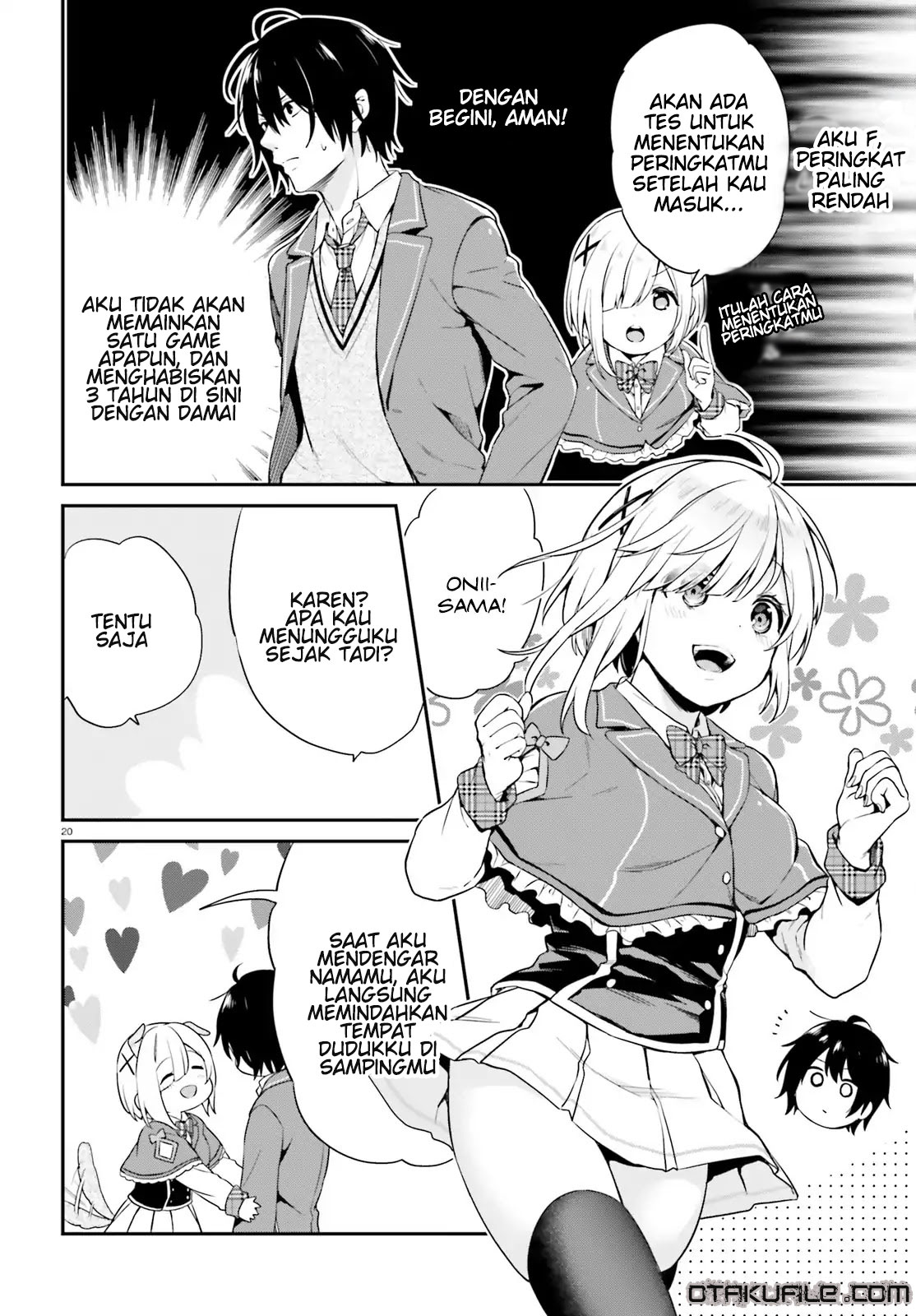 jishou-f-rank-no-oniisama-ga-game-de-hyouka-sareru-gakuen-no-chouten-ni-kunrin-suru-sou-desu-yo - Chapter: 01
