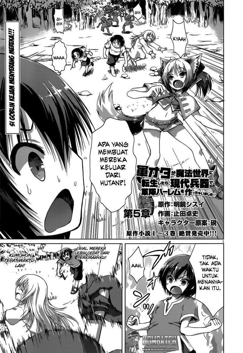 gunota-ga-mahou-sekai-ni-tensei-shitara-gendai-heiki-de-guntai-harem-o-tsukucchaimashita - Chapter: 05