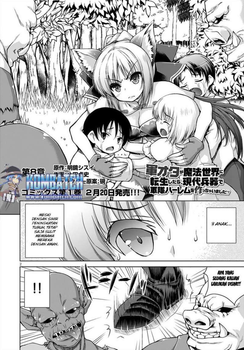 gunota-ga-mahou-sekai-ni-tensei-shitara-gendai-heiki-de-guntai-harem-o-tsukucchaimashita - Chapter: 08