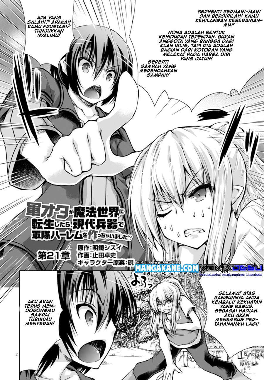 gunota-ga-mahou-sekai-ni-tensei-shitara-gendai-heiki-de-guntai-harem-o-tsukucchaimashita - Chapter: 21