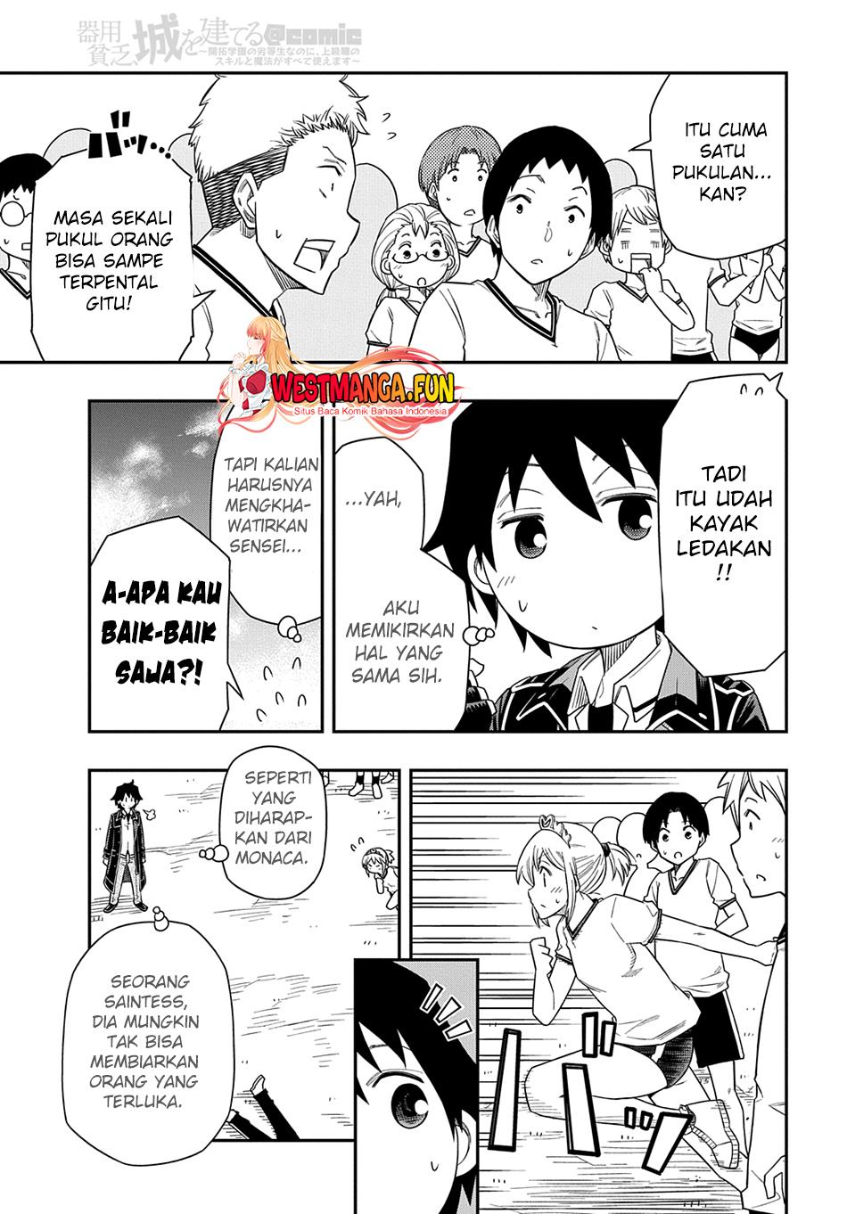 kiyoubinbou-jou-wo-tateru-kaitaku-gakuen-no-rettousei-na-no-ni-joukyuu-shoku-no-skill-to-mahou-ga-subete-tsukaemasu-comic - Chapter: 9