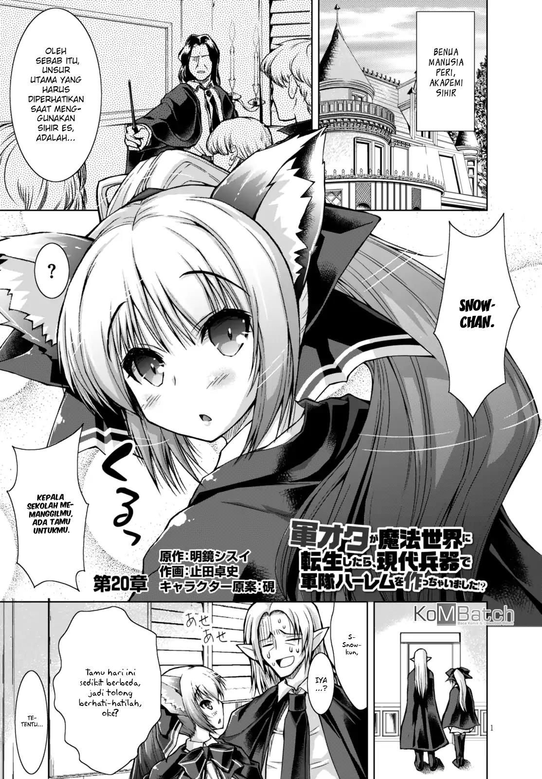 gunota-ga-mahou-sekai-ni-tensei-shitara-gendai-heiki-de-guntai-harem-o-tsukucchaimashita - Chapter: 20