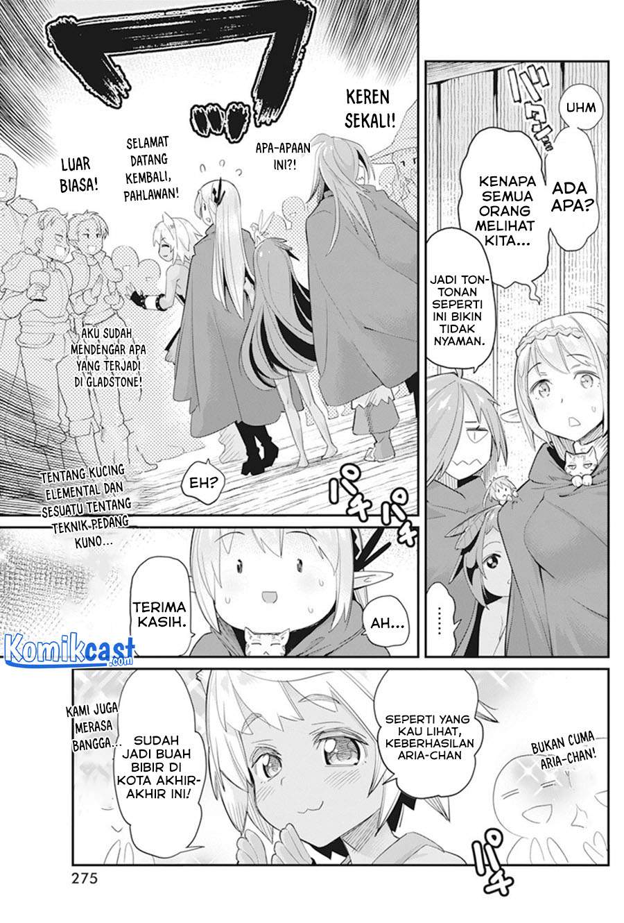 s-rank-monster-no-behemoth-dakedo-neko-to-machigawarete-erufu-musume-no-kishi-pet-toshite-kurashitemasu - Chapter: 37