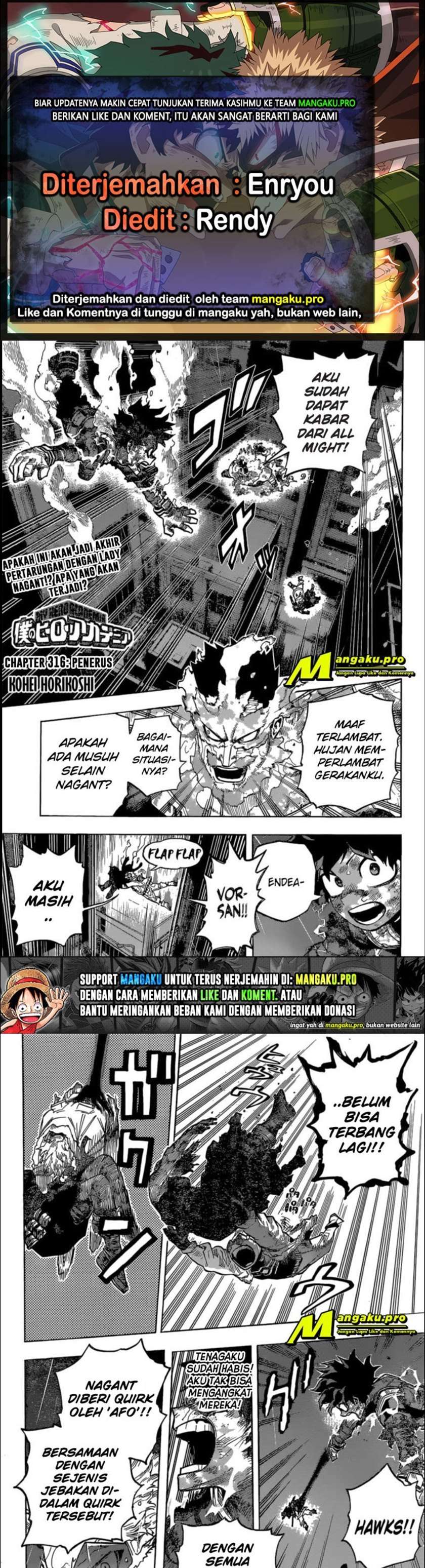 boku-no-hero-academia - Chapter: 316