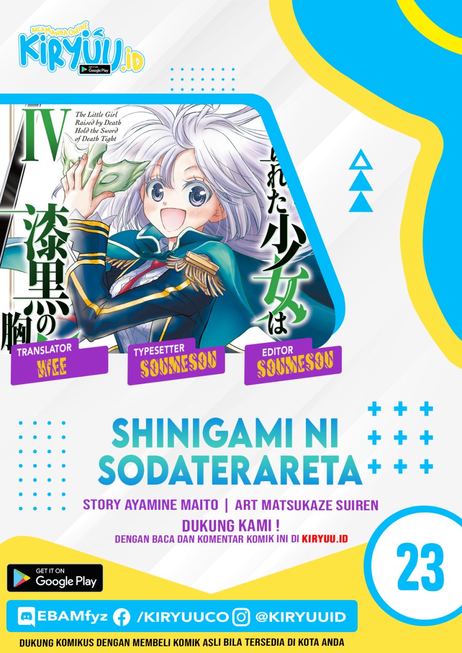 shinigami-ni-sodaterareta-shoujo-wa-shikkoku-no-tsurugi-wo-mune-ni-idaku - Chapter: 23