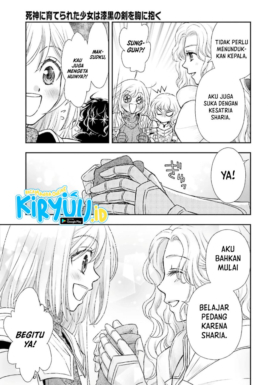 shinigami-ni-sodaterareta-shoujo-wa-shikkoku-no-tsurugi-wo-mune-ni-idaku - Chapter: 23