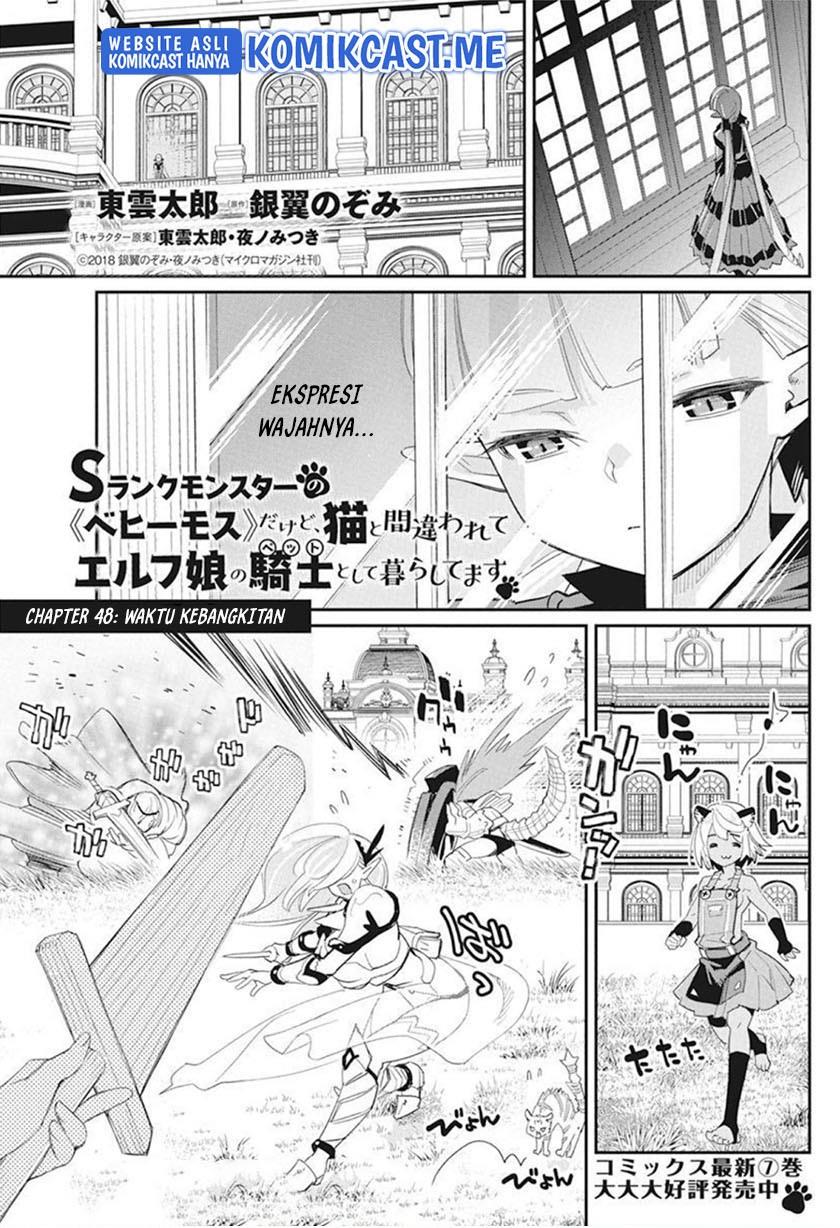 s-rank-monster-no-behemoth-dakedo-neko-to-machigawarete-erufu-musume-no-kishi-pet-toshite-kurashitemasu - Chapter: 48