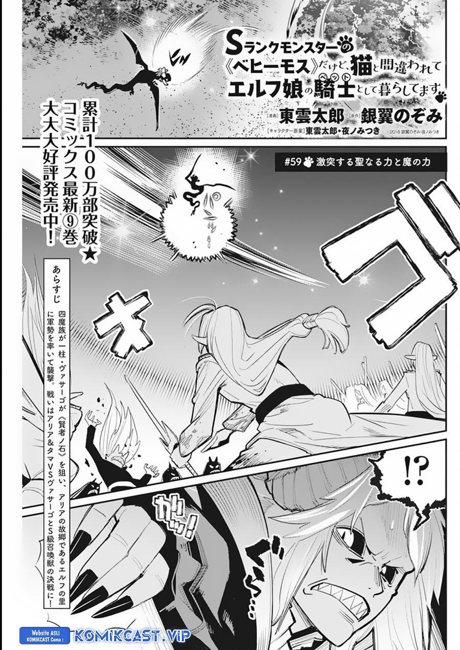 s-rank-monster-no-behemoth-dakedo-neko-to-machigawarete-erufu-musume-no-kishi-pet-toshite-kurashitemasu - Chapter: 59