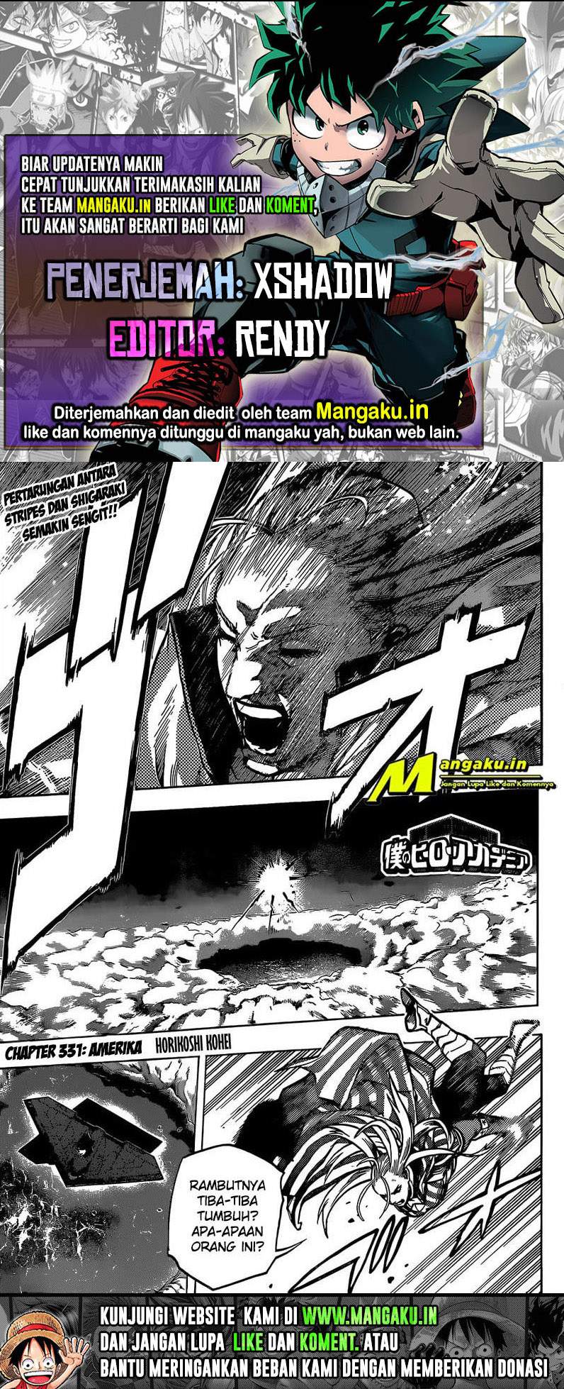 boku-no-hero-academia - Chapter: 331