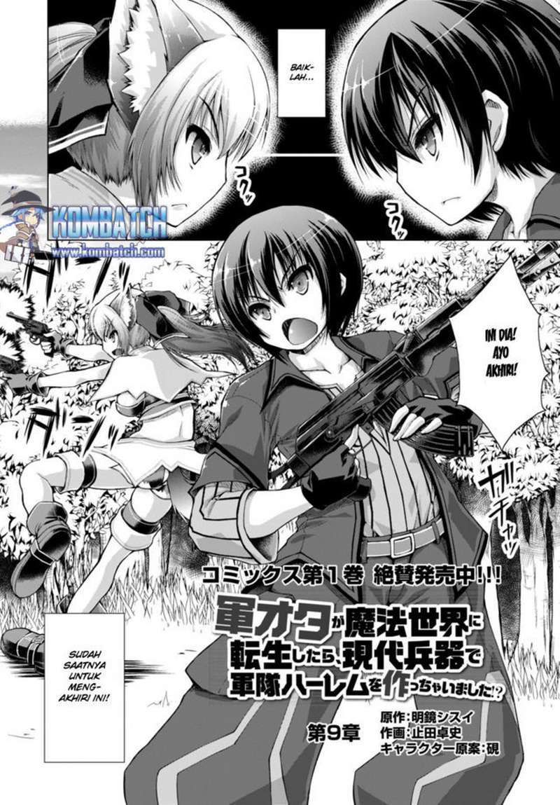 gunota-ga-mahou-sekai-ni-tensei-shitara-gendai-heiki-de-guntai-harem-o-tsukucchaimashita - Chapter: 09