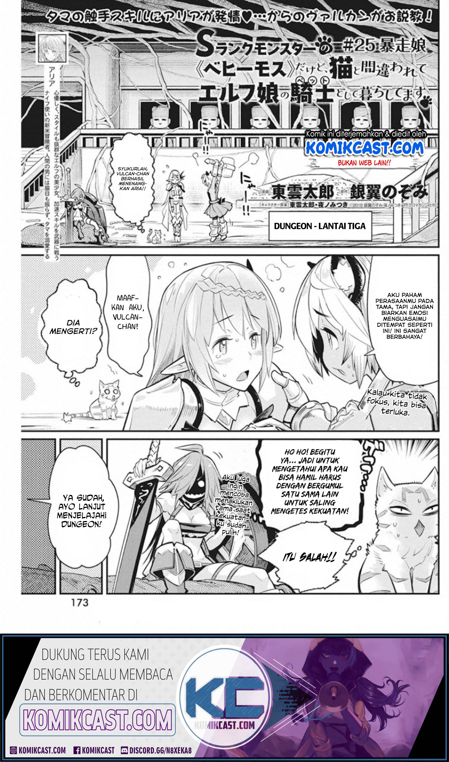 s-rank-monster-no-behemoth-dakedo-neko-to-machigawarete-erufu-musume-no-kishi-pet-toshite-kurashitemasu - Chapter: 25