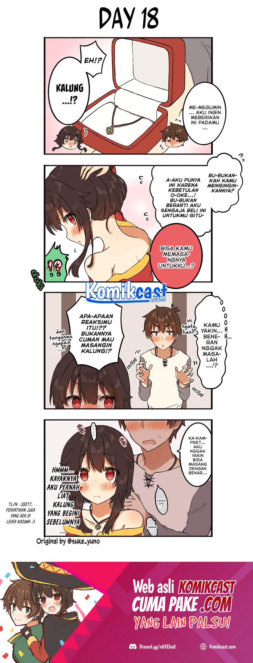 kono-subarashii-sekai-ni-shukufuku-wo-kazumegu-will-get-married-in-100-days - Chapter: 18