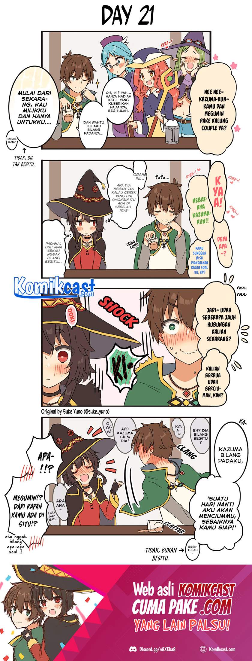 kono-subarashii-sekai-ni-shukufuku-wo-kazumegu-will-get-married-in-100-days - Chapter: 21