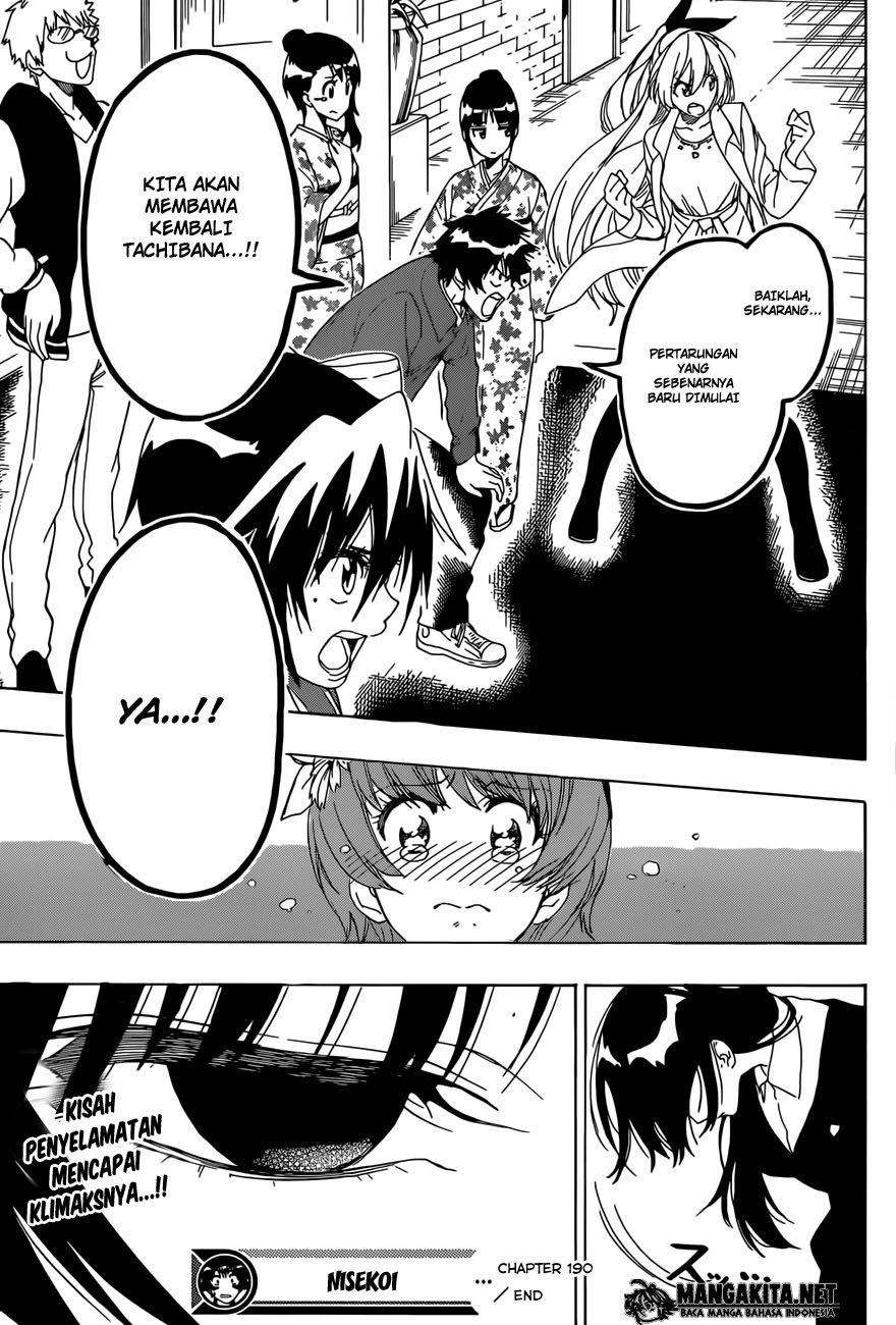 nisekoi - Chapter: 190