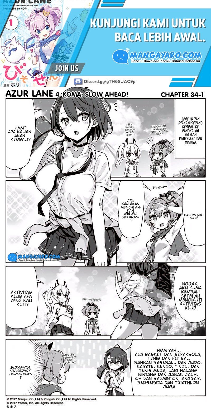 azur-lane-4-koma-slow-ahead - Chapter: 33-34