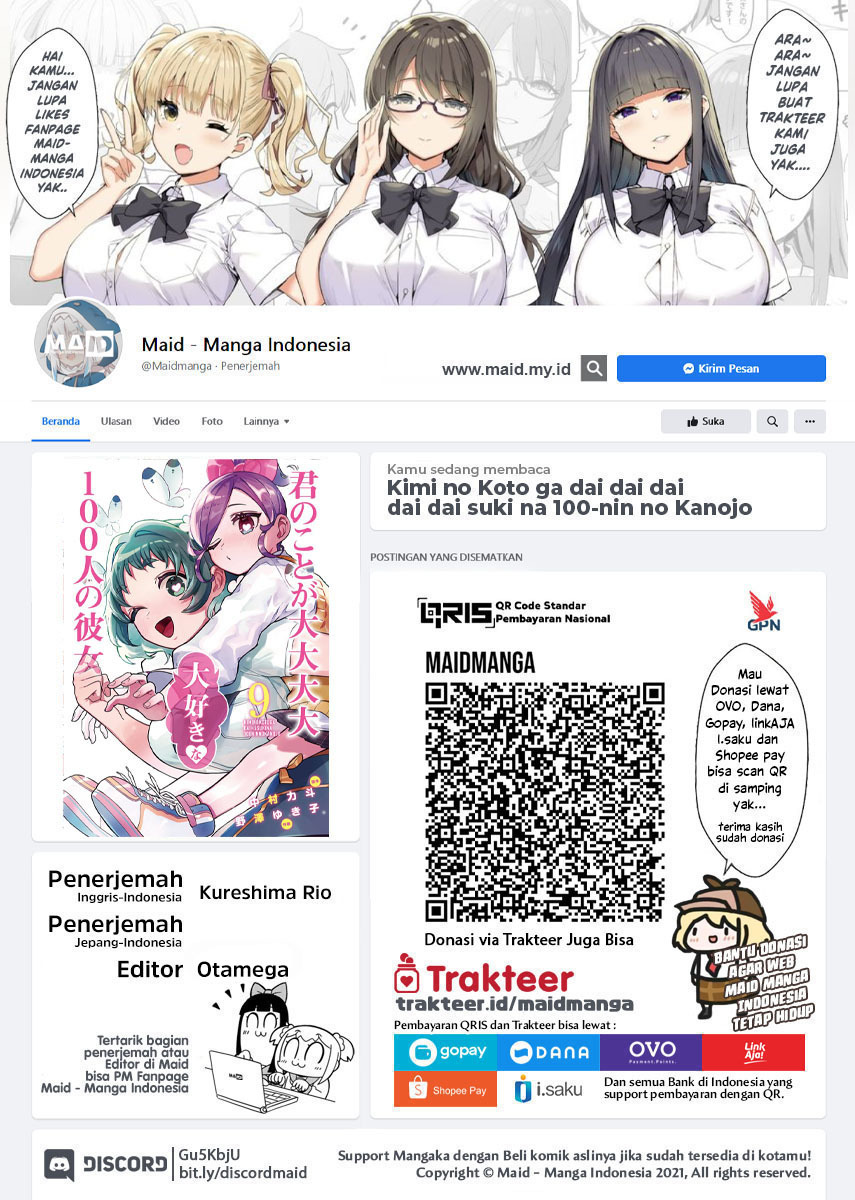 kimi-no-koto-ga-dai-dai-dai-dai-daisuki-na-100-ri-no-kanojo - Chapter: 99