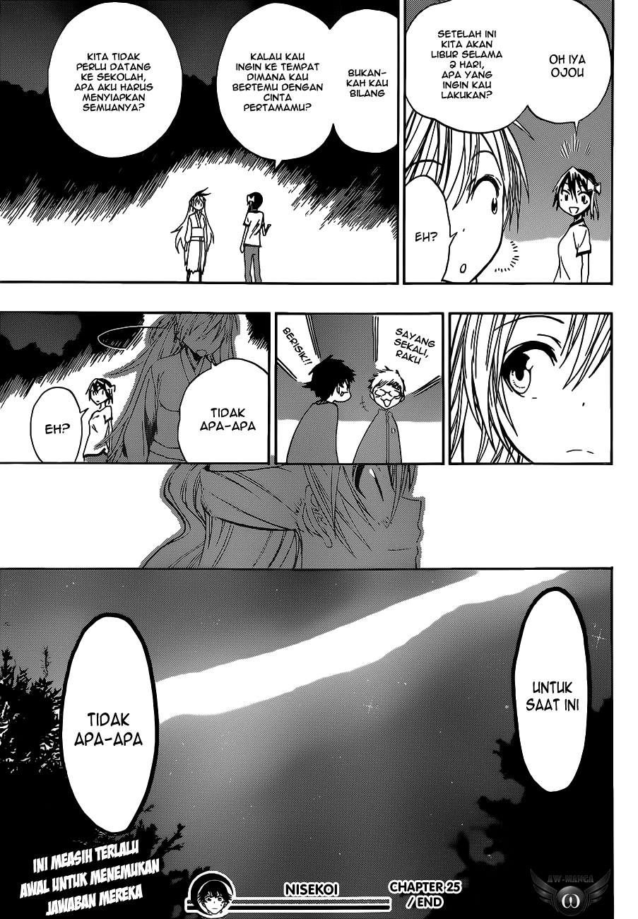 nisekoi - Chapter: 25