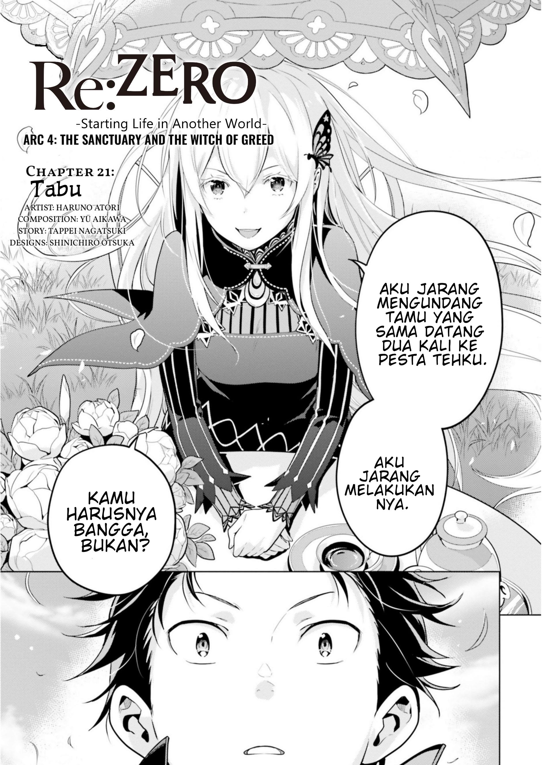 rezero-kara-hajimeru-isekai-seikatsu-daiyonshou-seiiki-to-gouyoku-no-majou - Chapter: 21