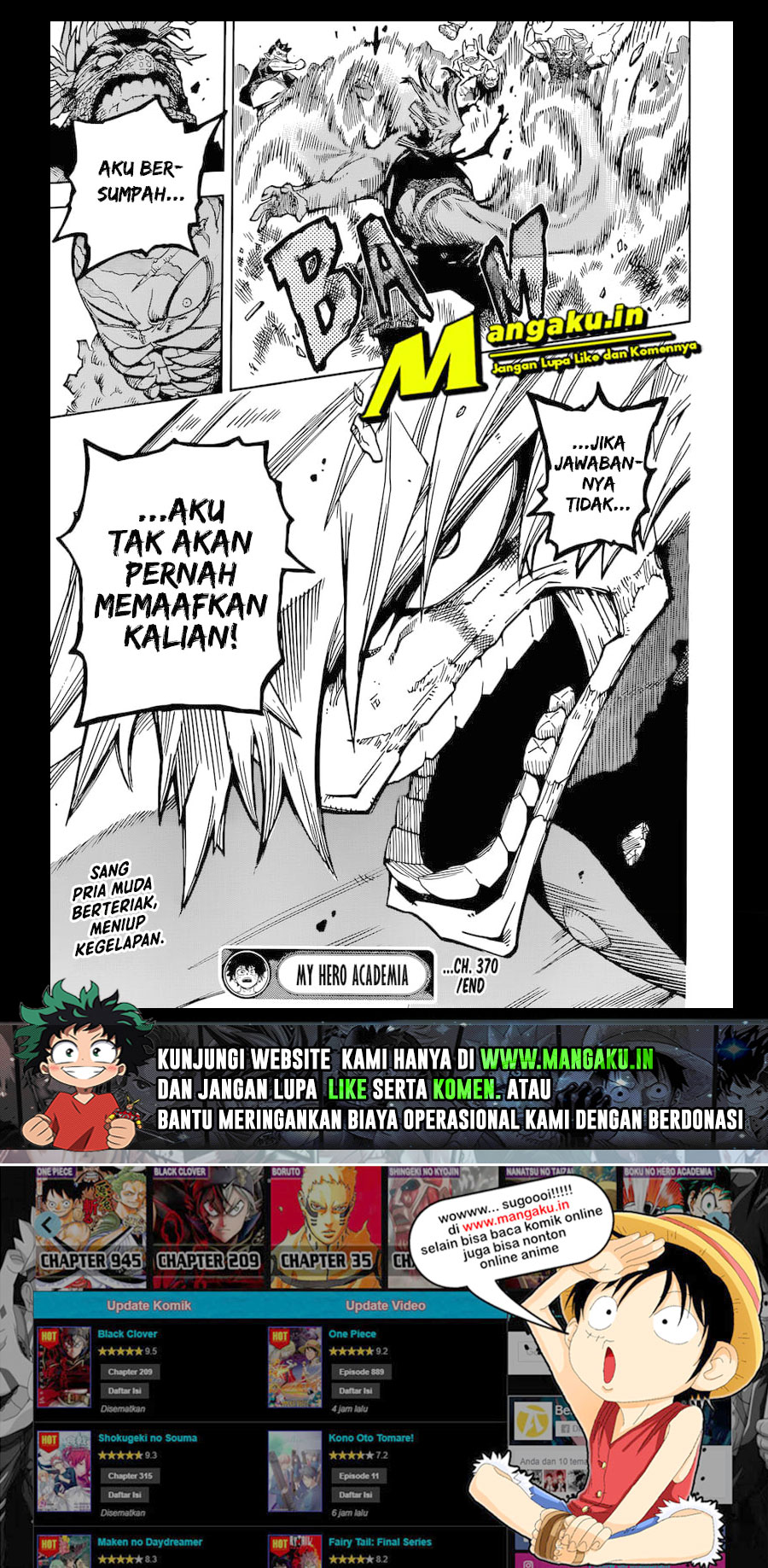 boku-no-hero-academia - Chapter: 370