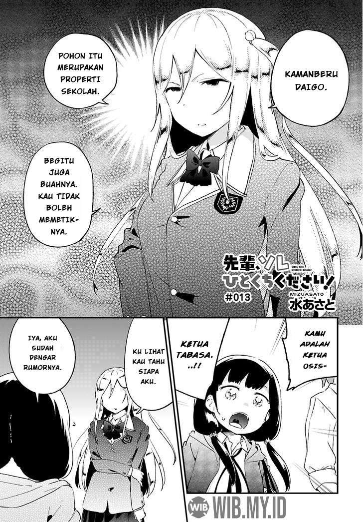 senpai-sore-hitokuchi-kudasai - Chapter: 13