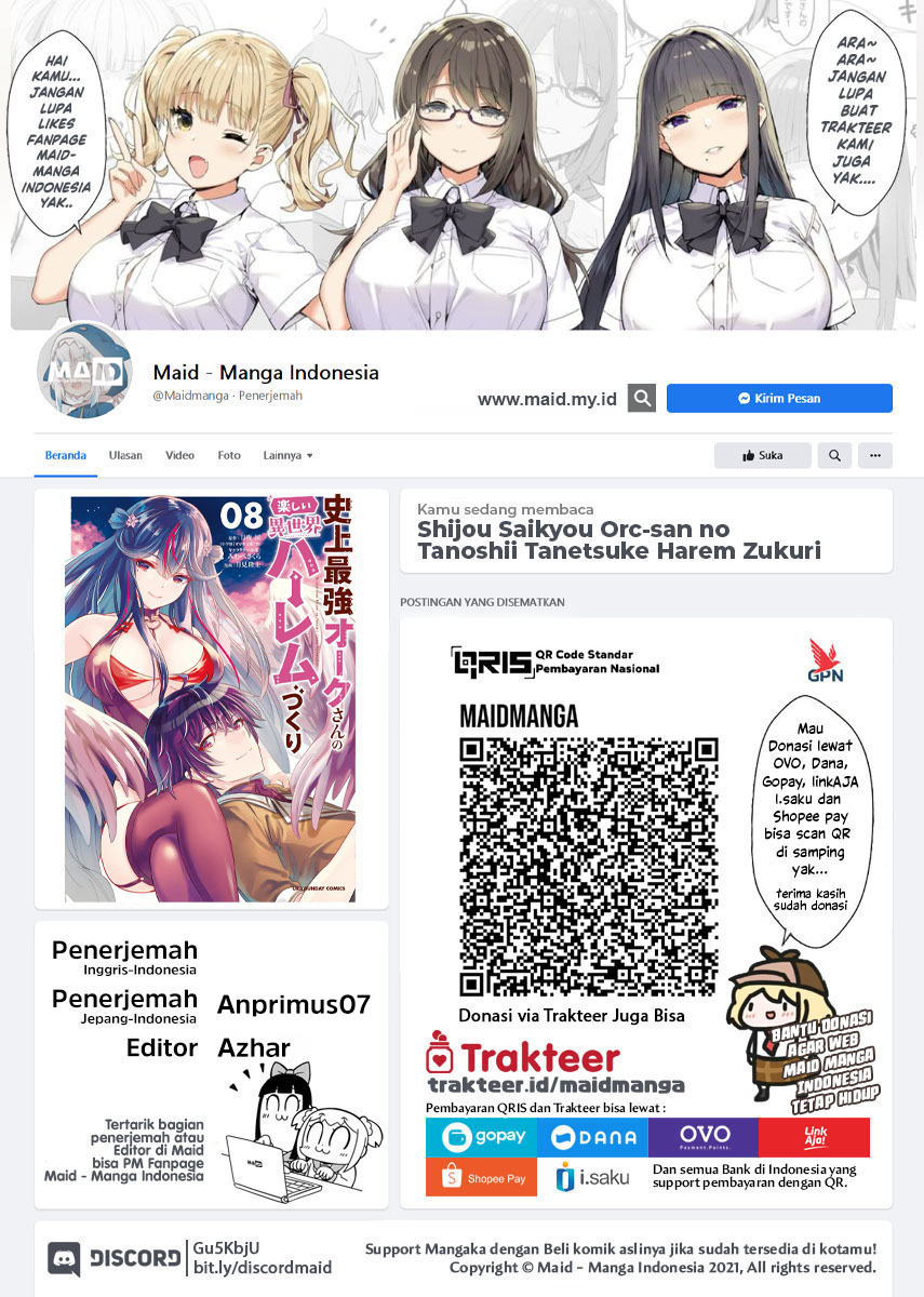 shijou-saikyou-orc-san-no-tanoshii-tanetsuke-harem-zukuri - Chapter: 86