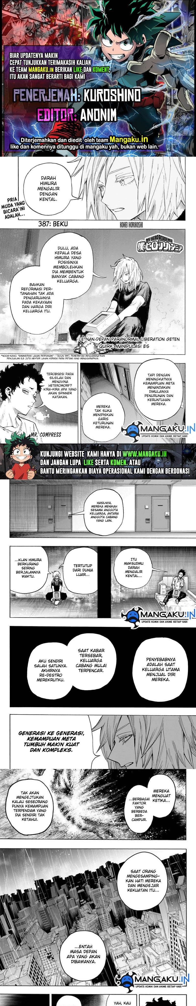 boku-no-hero-academia - Chapter: 387