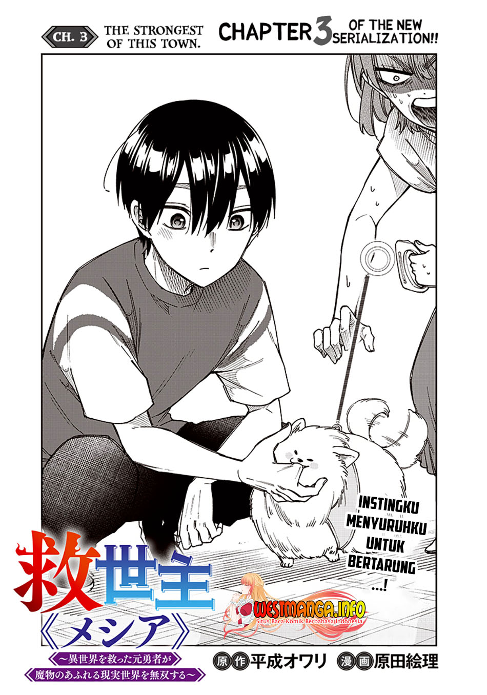 kyuuseishu-meshia-isekai-wo-sukutta-moto-yuusha-ga-mamono-no-afureru-genjitsu-sekai-wo-musou-suru - Chapter: 3