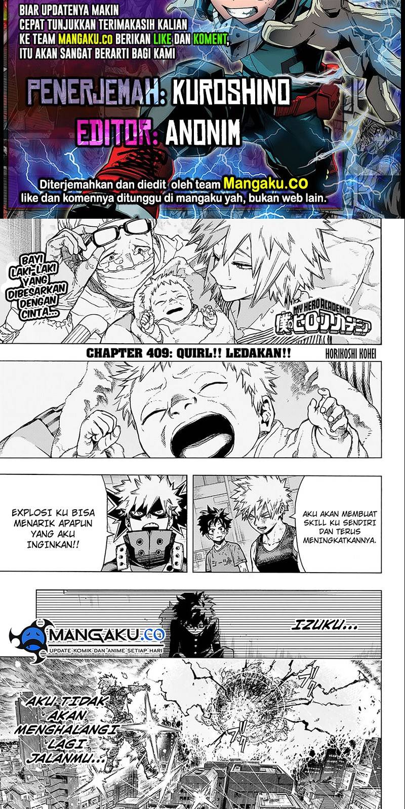 boku-no-hero-academia - Chapter: 409