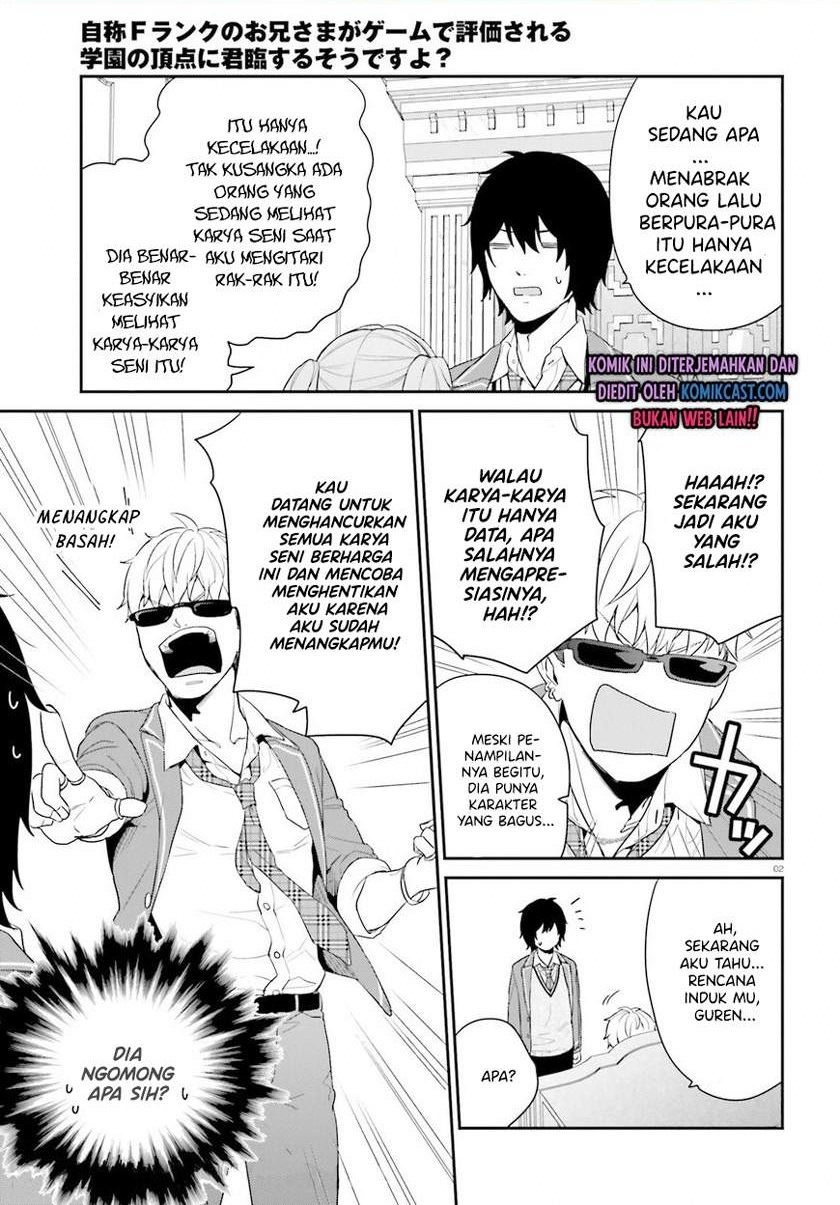 jishou-f-rank-no-oniisama-ga-game-de-hyouka-sareru-gakuen-no-chouten-ni-kunrin-suru-sou-desu-yo - Chapter: 33.2