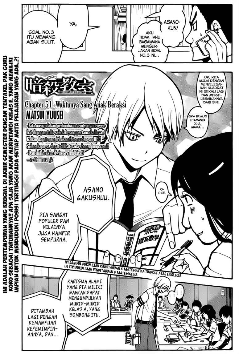 ansatsu-kyoushitsu - Chapter: 51