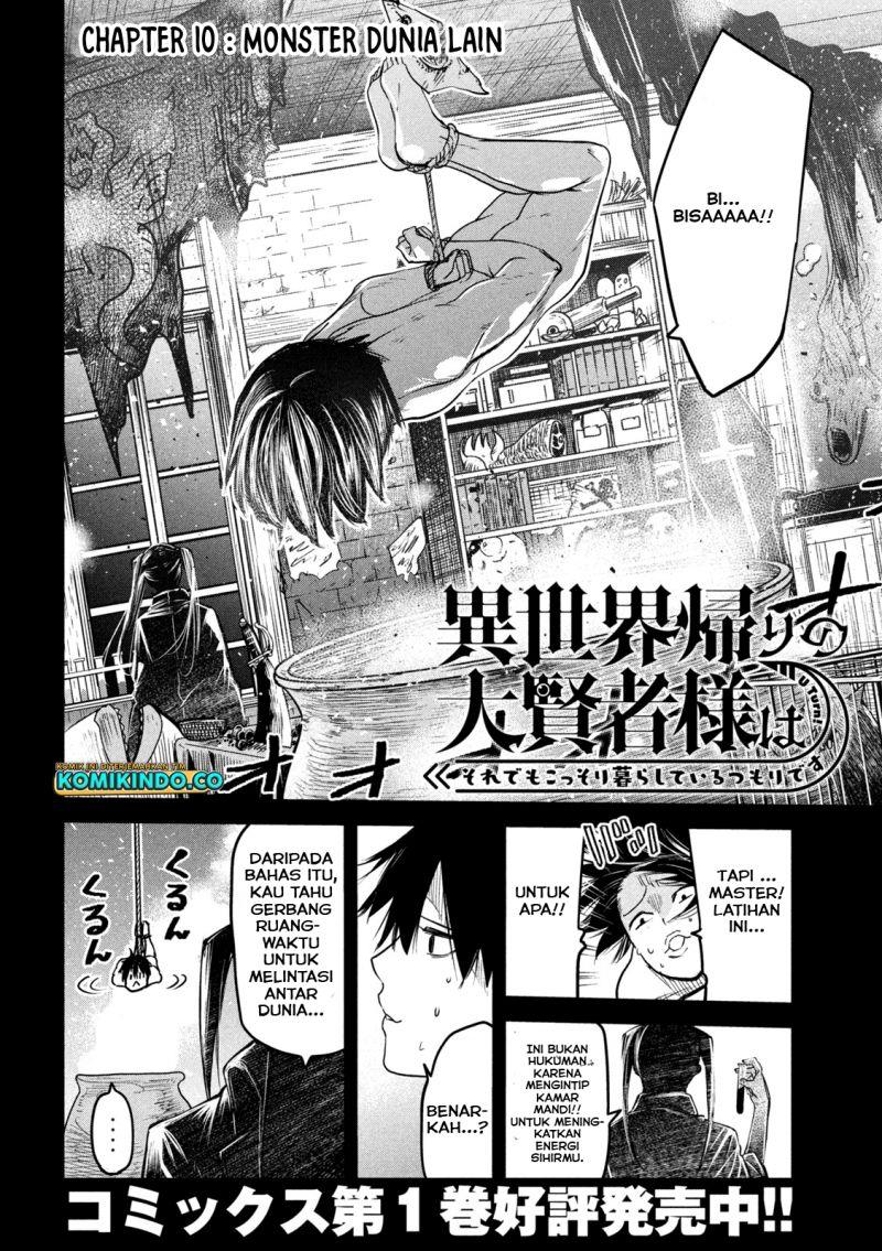 isekai-kaeri-no-daikenja-sama-wa-sore-demo-kossori-kurashite-iru-tsumori-desu - Chapter: 10