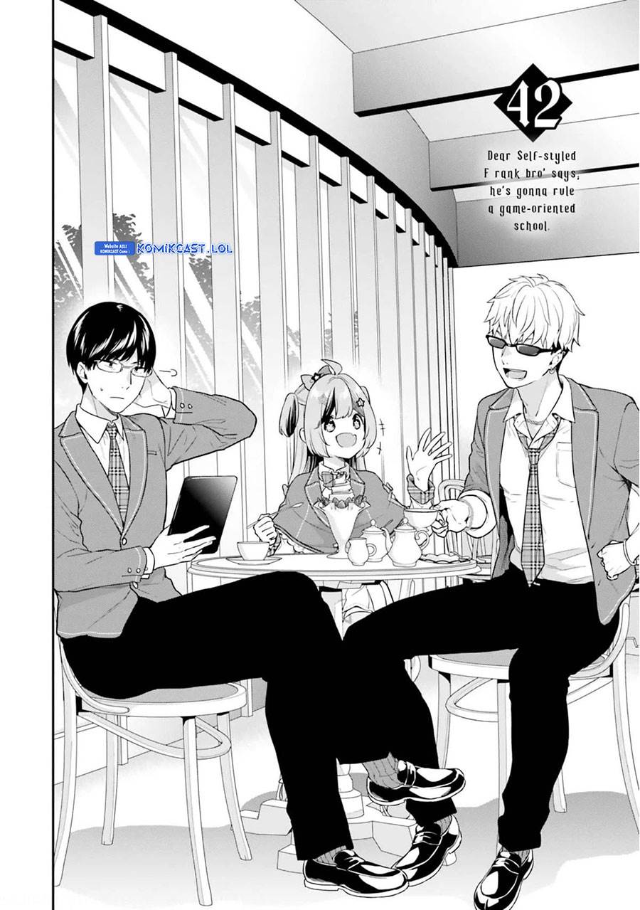jishou-f-rank-no-oniisama-ga-game-de-hyouka-sareru-gakuen-no-chouten-ni-kunrin-suru-sou-desu-yo - Chapter: 42