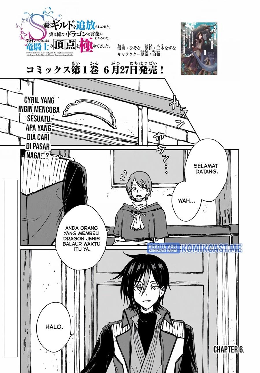 s-kyuu-guild-wo-tsuihou-saretakedo-jitsu-wa-ore-dake-dragon-no-kotoba-ga-wakaru-no-de-kidzuita-toki-ni-wa-ryuu-kishi-no-chouten-wo-kiwametemashita - Chapter: 6