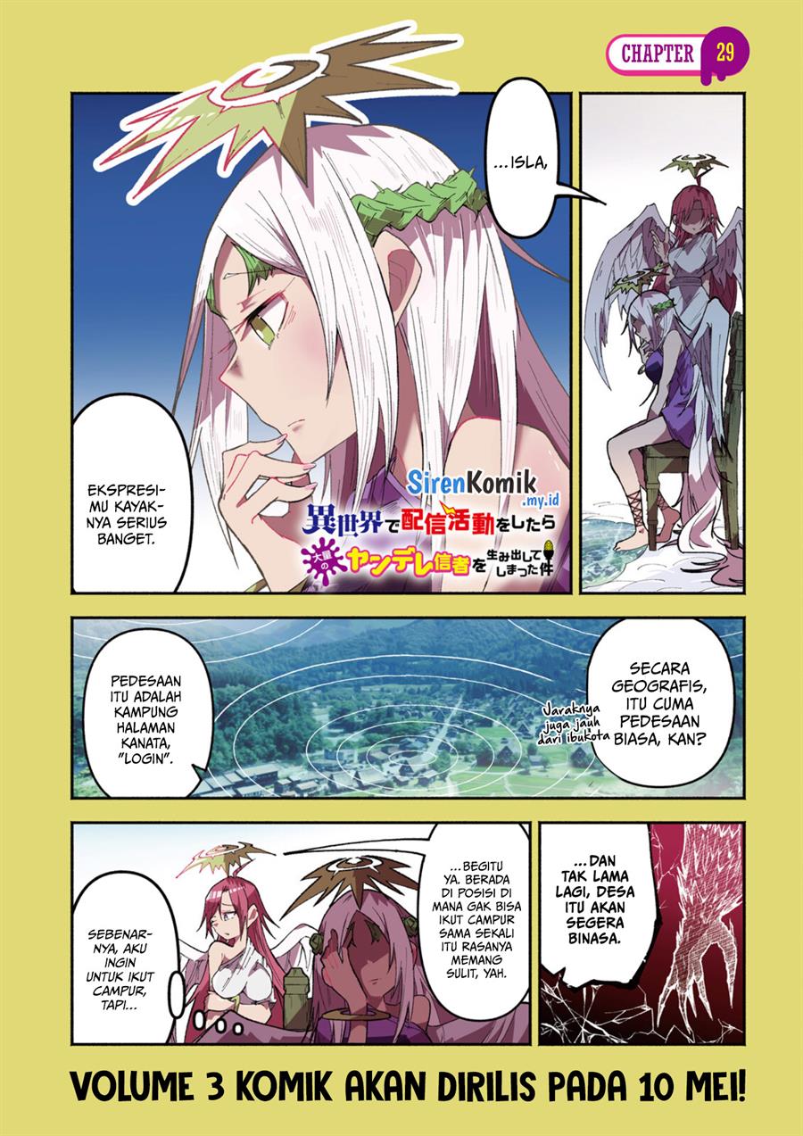 isekai-de-haishin-katsudou-wo-shitara-tairyou-no-yandere-shinja-wo-umidashite-shimatta-ken - Chapter: 29