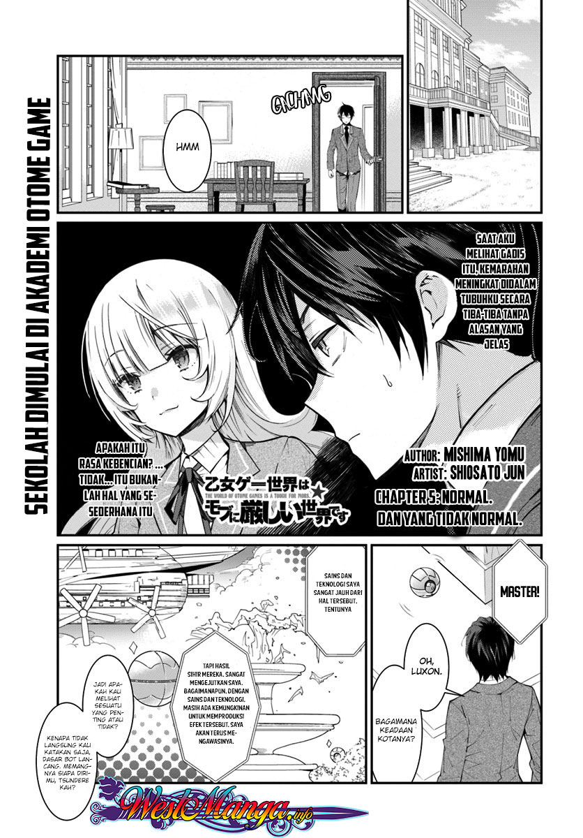 otome-game-sekai-wa-mob-ni-kibishii-sekai-desu - Chapter: 05