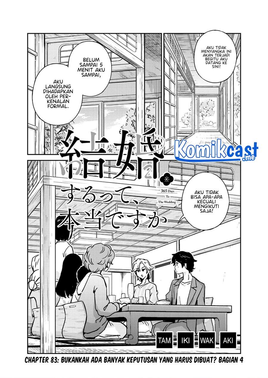 kekkon-surutte-hontou-desu-ka - Chapter: 83