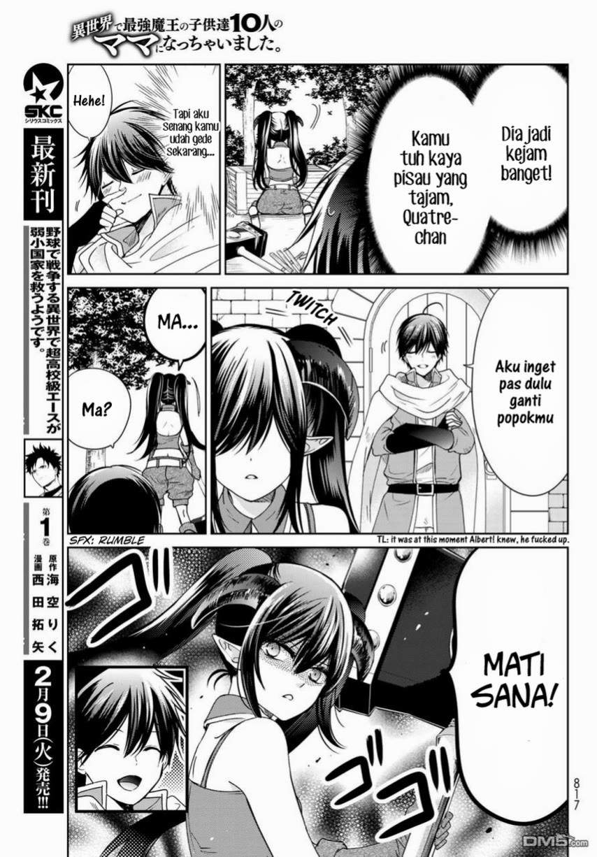 isekai-de-saikyo-mao-no-kodomotachi-no-mama-ni-natchaimashita - Chapter: 17.5