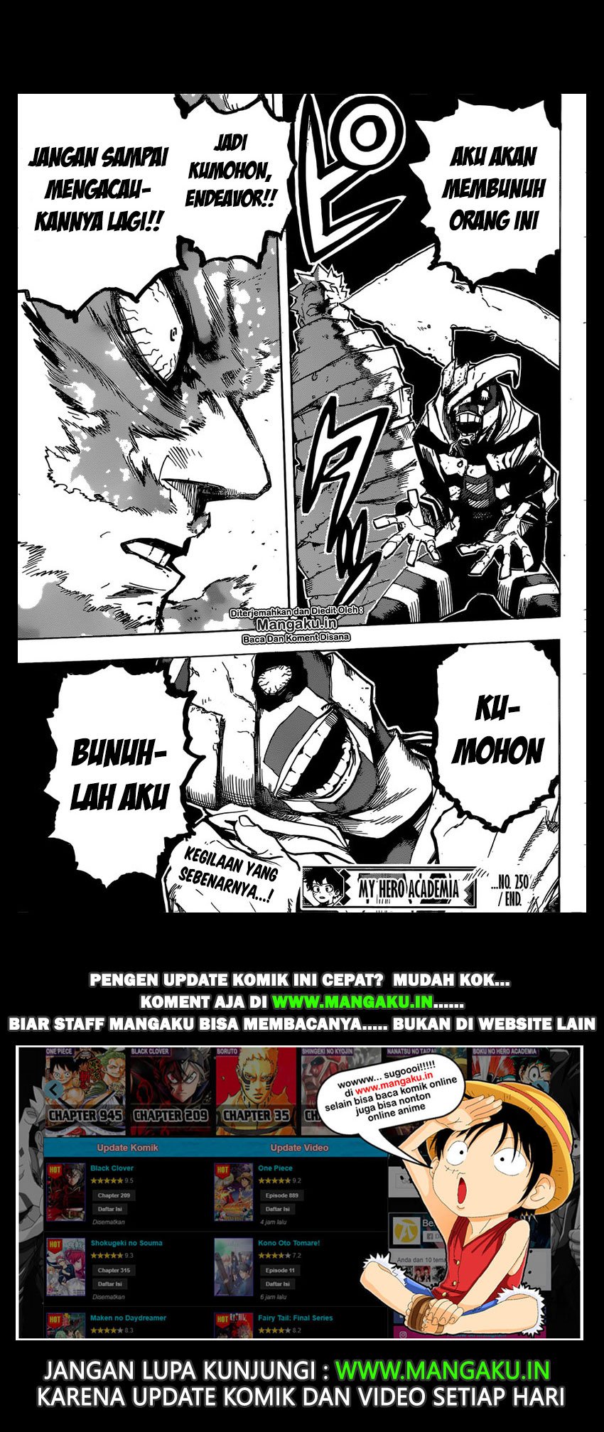 boku-no-hero-academia - Chapter: 250