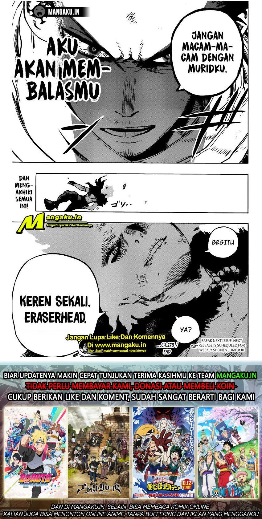 boku-no-hero-academia - Chapter: 275