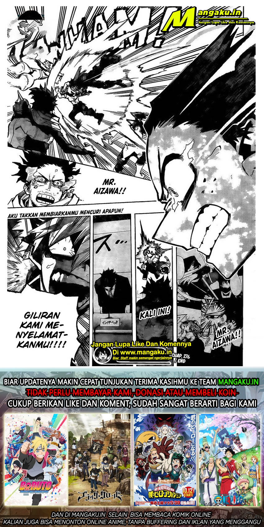 boku-no-hero-academia - Chapter: 276