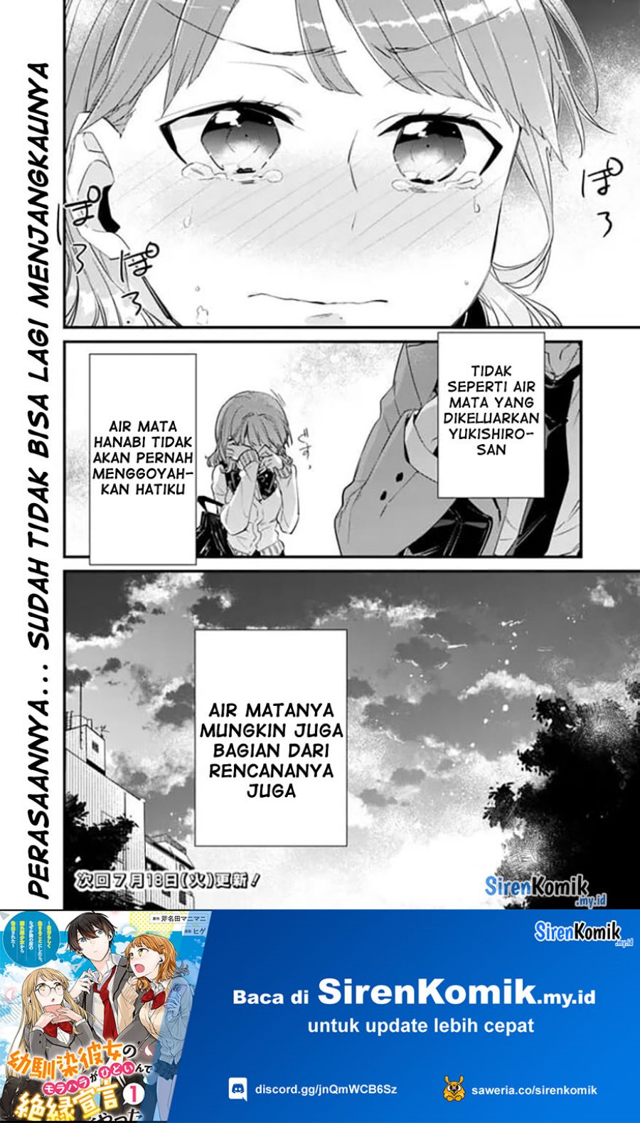 osananajimi-kanojo-no-morahara-ga-hidoin-de-zetsuen-sengen-shite-yatta - Chapter: 14