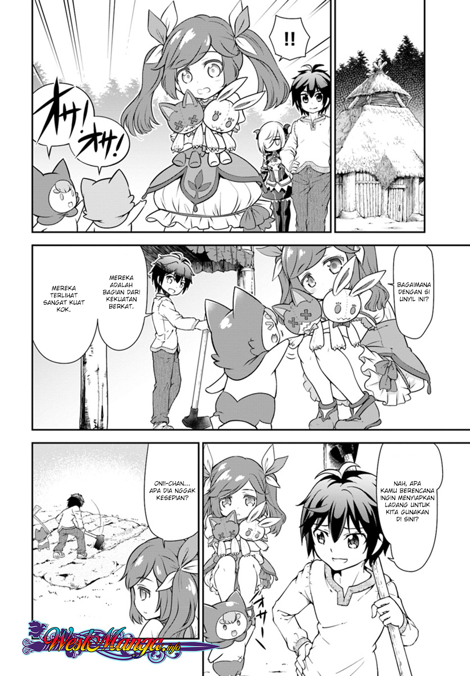 tenohira-kaitakumura-de-isekai-kenkouki-fueteku-yome-tachi-to-nonbiri-mujintou-raifu - Chapter: 9